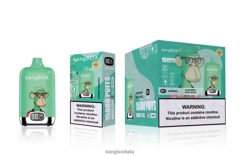 Bang Box Italia - Bang Box 15000 sbuffi mela acida al lampone 8ZFV642