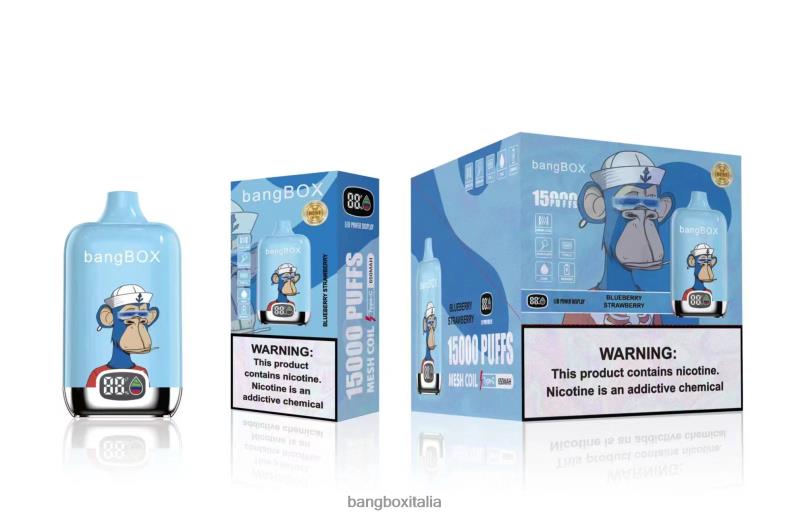 Bang Box Nicotina - Bang Box 15000 sbuffi fragola al mirtillo 8ZFV638