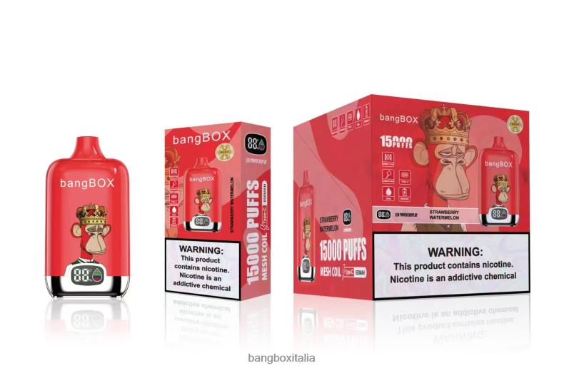 Bang Box Vape - Bang Box 15000 sbuffi anguria alla fragola 8ZFV647