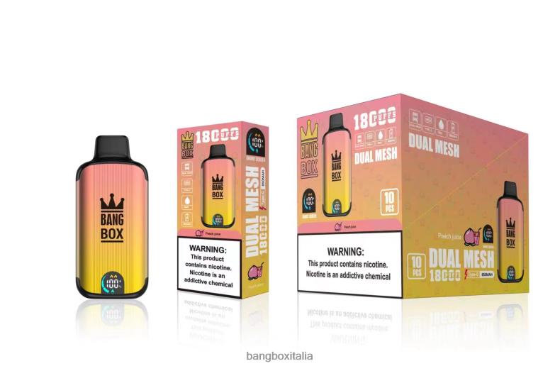 Bang Box Italia - Bang Box 18000 sbuffi succo di pesca 8ZFV691