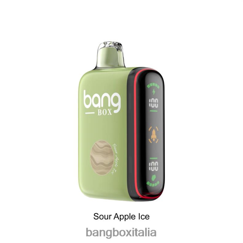 Bang Box Italia - Bang Box Display di potenza intelligente da 9000-18000 sbuffi ghiaccio alla mela acida 8ZFV628