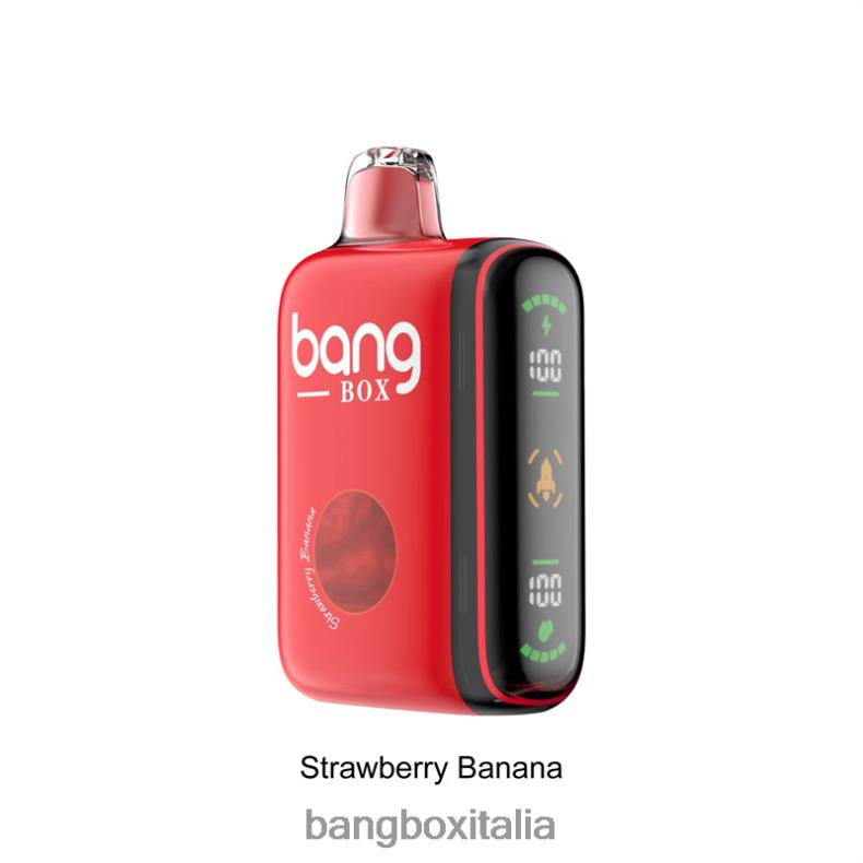 Sigaretta Bang Box - Bang Box Display di potenza intelligente da 9000-18000 sbuffi banane alla fragola 8ZFV625