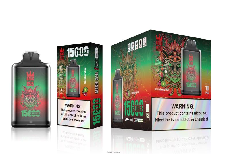 Bang Box Puff - Bang Box s1-15000 sbuffi kiwi fragola 8ZFV6100