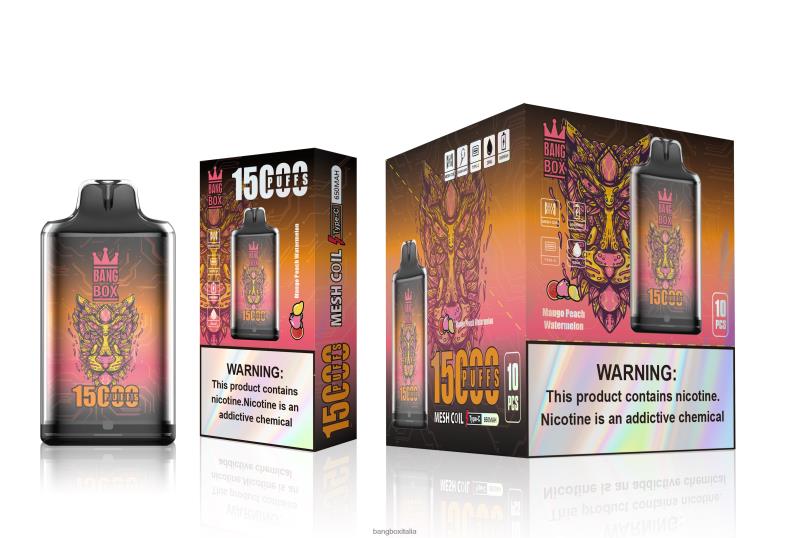 Bang Box Puff - Bang Box s1-15000 sbuffi mango, pesca, anguria 8ZFV6107