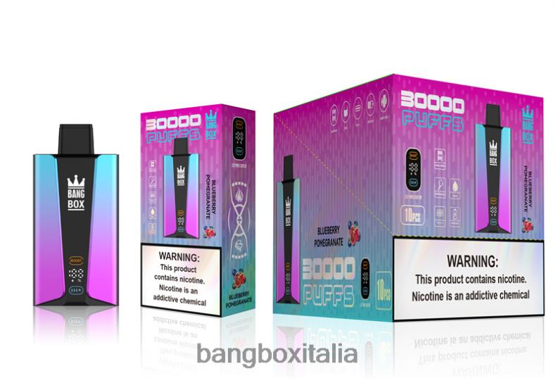 Bang Box Nicotina - Bang Box Schermo intelligente da 30000 sbuffi pongerante ai mirtilli 8ZFV680