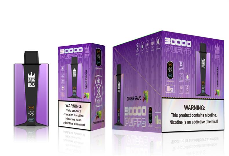 Bang Box Sigaretta Elettronica - Bang Box Schermo intelligente da 30000 sbuffi doppia uva 8ZFV685