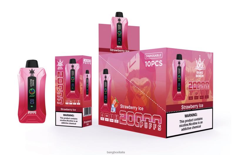 Bang Box Vape Price - Bang Beach Svapo a schermo intelligente da 20000 sbuffi ghiaccio alla fragola 8ZFV66